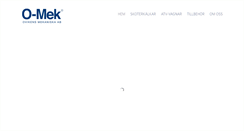 Desktop Screenshot of o-mek.se