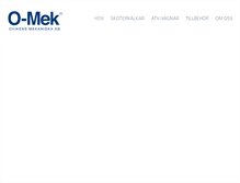 Tablet Screenshot of o-mek.se